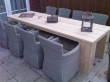 Tafel blokpoot 240