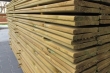 Grenen schuttingplanken 16x140 a 360cm (nieuw)